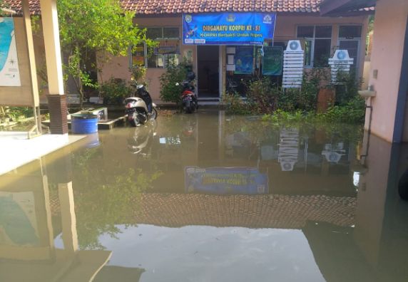 Kondisi banjir di kelurahan Balok 